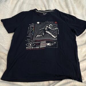 Old Navy Navy Blue Astronaut Graphic Tee